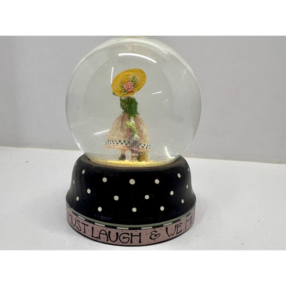 1997 Mary Engelbreit Spring Snow Globe Michel Co We Are Blest By Everything 5” - Picture 4 of 5